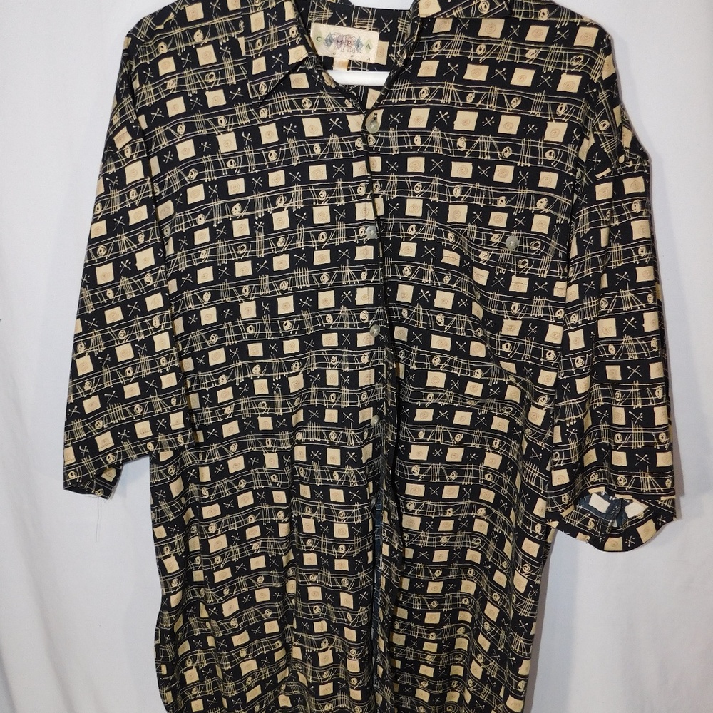 Campia Moda Shirt Mens Large Beach Camp Rayon
